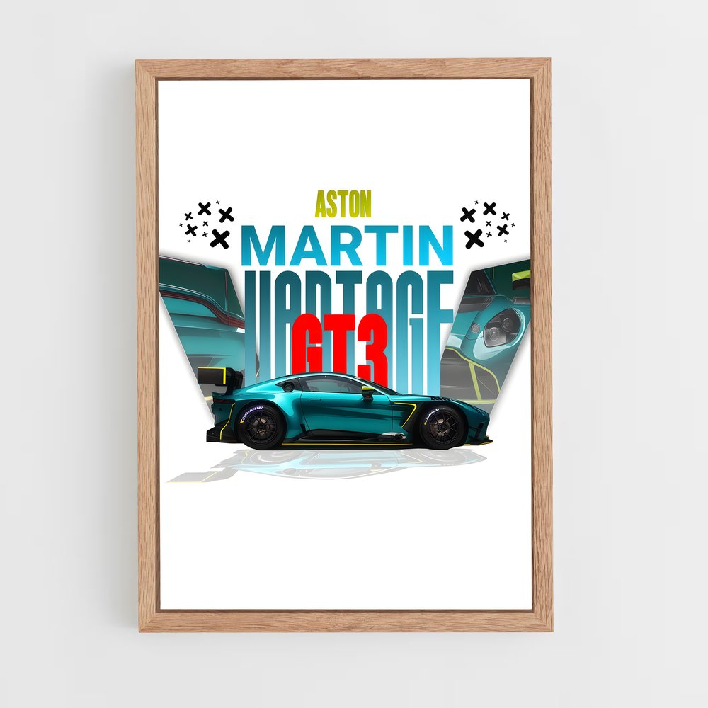 Poster Speedster Vantage – affiche Aston Martin (vue 4)
